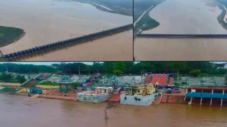 Water Level Godavari Was Marked 32.8 Feet At 11 Am