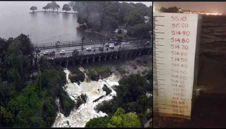 Hussain Sagar Reservoir Reaches Full Capacity Amid Rains: Low-Lying Areas Alerted 