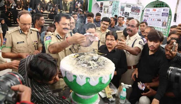 Hyderabad CP Visited Bibi-Ka-Alawa