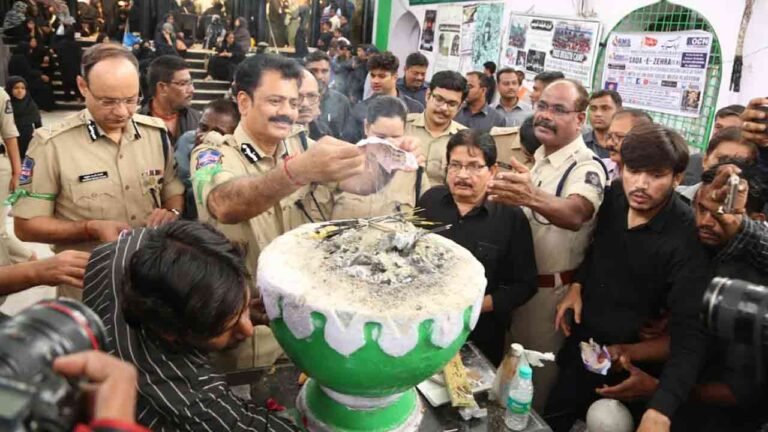 Hyderabad CP Visited Bibi-Ka-Alawa