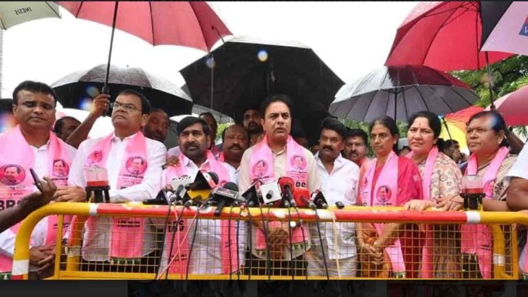 BRS legislators Meet Governor Radhakrishnan to Address Issues of Party Defections and Unfulfilled Promises by Congress