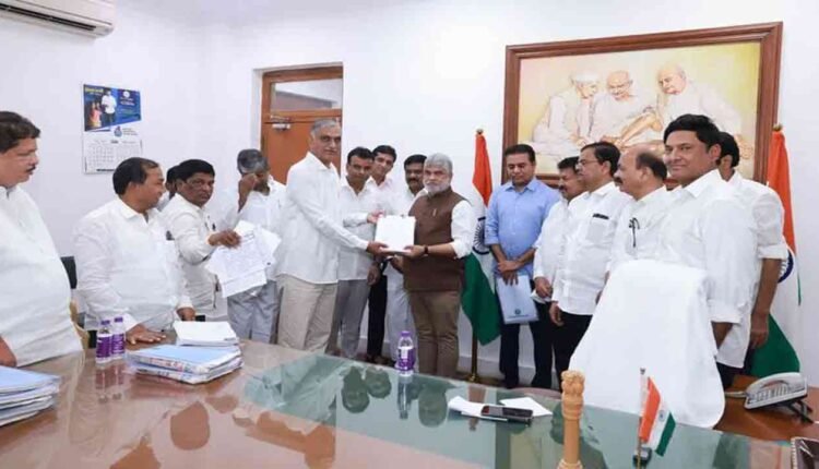 BRS Leaders Meet Speaker Seeking Action Against Defectors