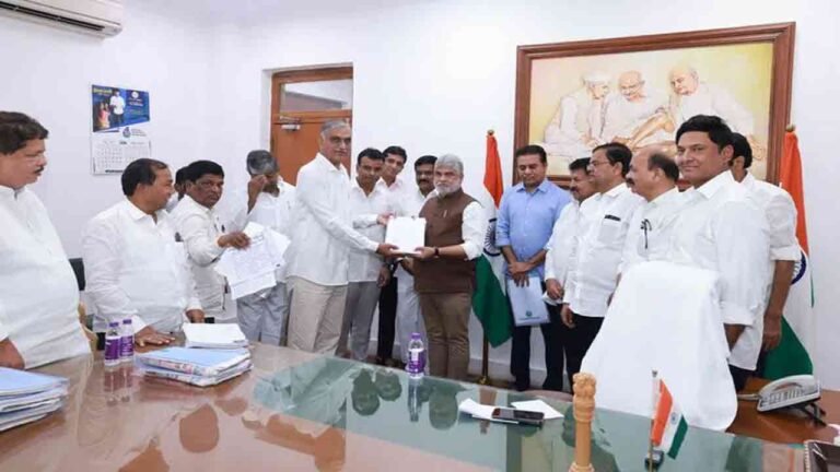 BRS Leaders Meet Speaker Seeking Action Against Defectors