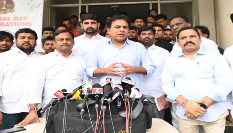 Apologies To Unemployment Youth For Derogatory Remarks: KTR To Revanth