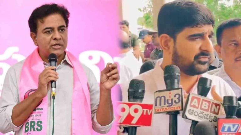 KTR Expressed Anger Over The Filing Of A Criminal Case Against BRS MLA Kaushik Reddy
