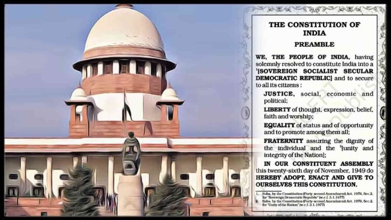 Supreme Court Adjourns PIL Seeking Removal Of 'Socialist' And 'Secular' From Preamble