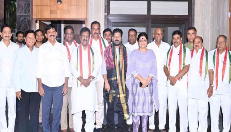 Six BRS MLCs Shock the Party and Join Congress in Hyderabad