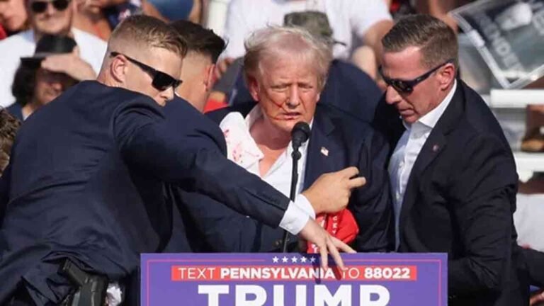 Donald Trump Attacked At Pennsylvania Rally