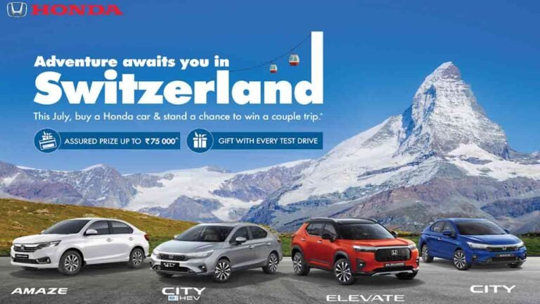Honda Cars India Announces “Honda Magical Monsoon” Campaign With Exclusive Benefits On All Honda Cars