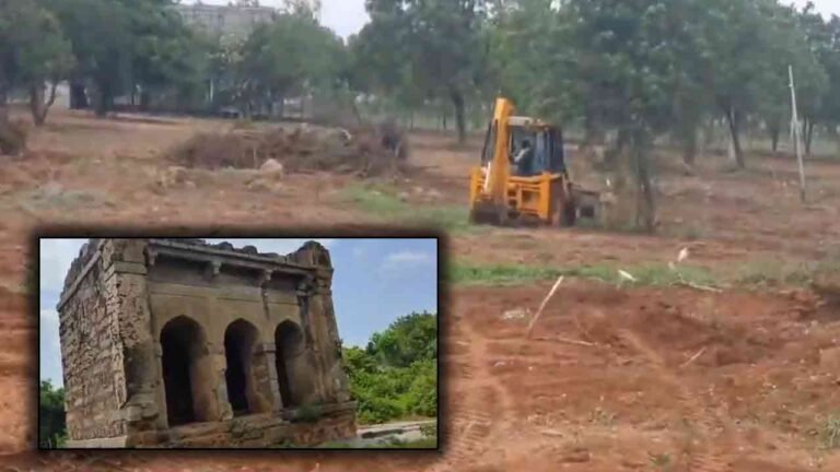 WATCH | Tension In Moinabad After Demolition Of Centuries-Old Qutb Shahi Era Mosque