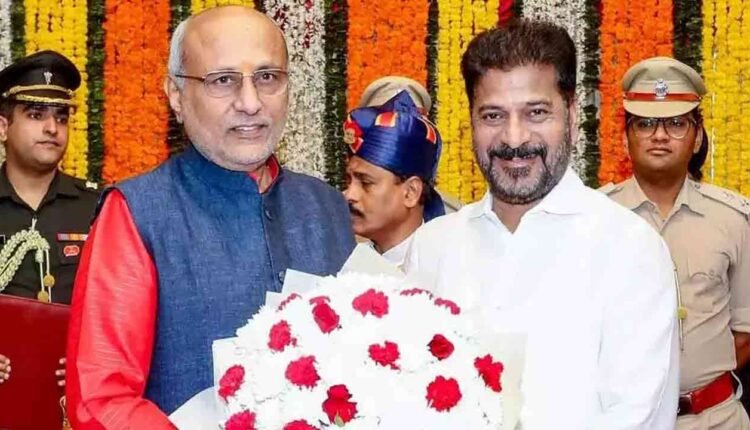 CM Revanth Reddy Met Governor CP Radhakrishnan
