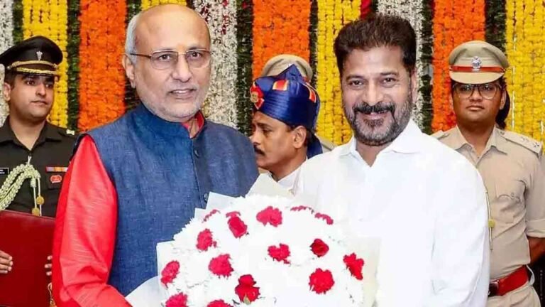 CM Revanth Reddy Met Governor CP Radhakrishnan