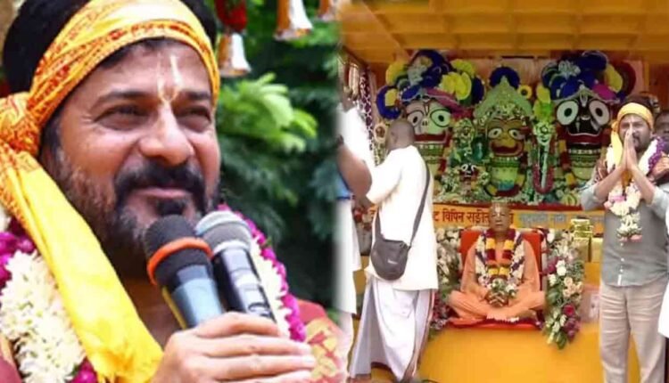 Revanth Participated In ISKCON Temple Jagannath Rath Yatra