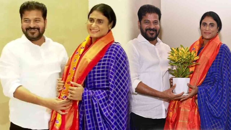 Sharmila Meets Revanth Reddy And Other Ministers In Hyderabad 