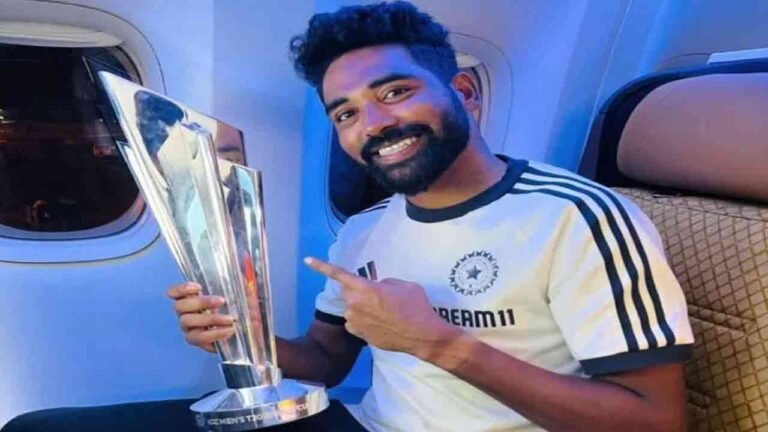 Hyderabad to Welcome Home T20 World Cup Hero Mohammad Siraj