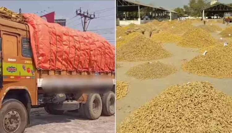 Telangana: A Gang Posing As RTA Officials Loot A Turmeric Load Truck 