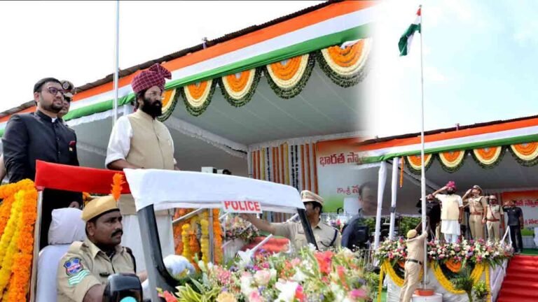 Minister Uttam Leads 78th Independence Day Celebrations At Suryapet