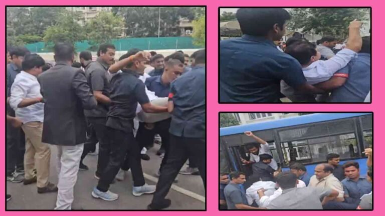 BRS MLAs Forcefully Removed From The Assembly, Shifted To Telangana Bhavan