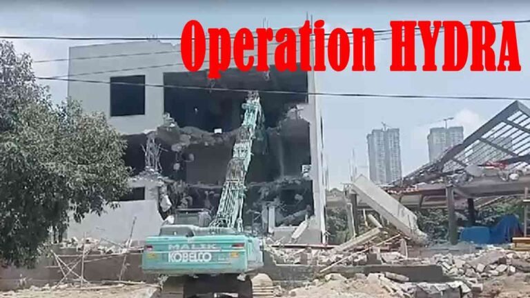 WATCH | HYDRA Targets Illegal Constructions In Gandipet