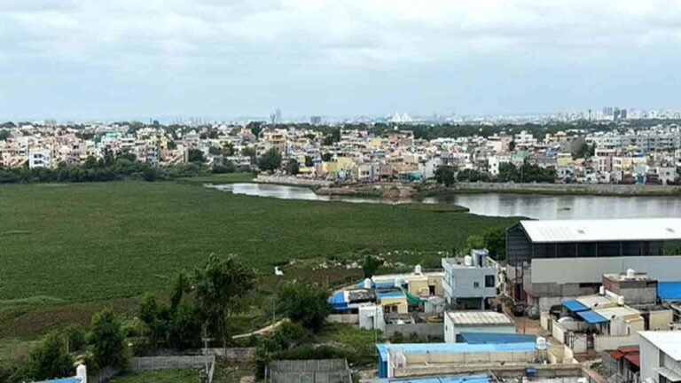 Illegal Encroachments Swallow Up Hasmathpet Lake