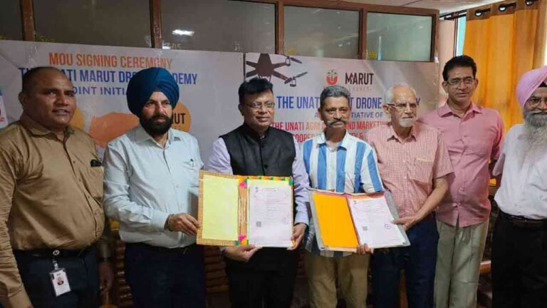 Marut Drone Academy signs MoU with Unati to establish first drone academy in Punjab
