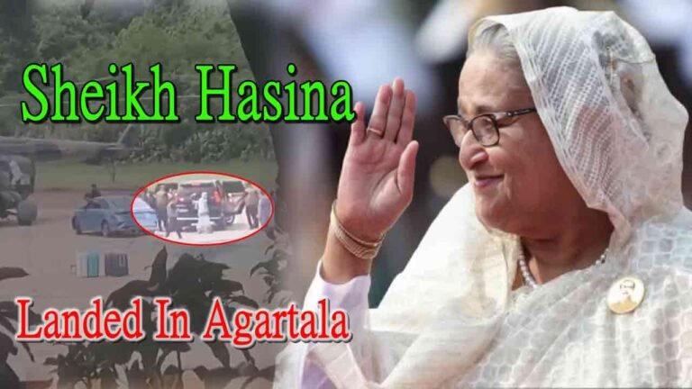 Sheikh Hasina, Who Reached India, Landed In Agartala 
