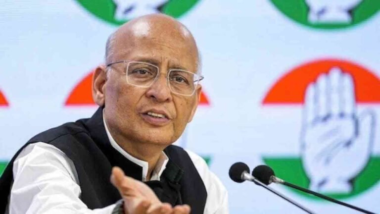 Congress fields Abhishek Singhvi for Rajya Sabha from Telangana