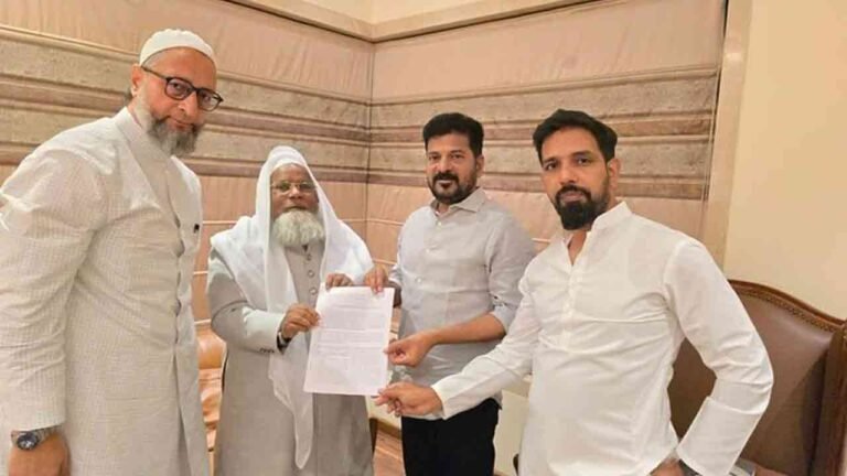 Muslim Personal Law Board President And Asad Owaisi Met CM To Support Opposing New Waqf Bill