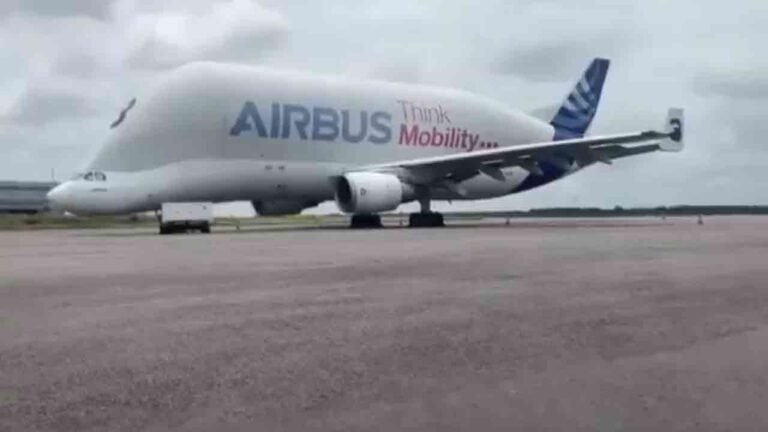 WATCH | Airbus Beluga: The Biggest Plane Landed At Hyderabad Airport
