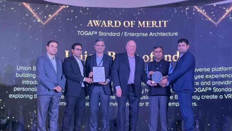 Union Bank of India Wins Prestigious “Award of Merit” For Innovation And Excellence 2024