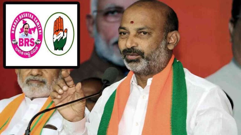 Congress And BRS Doing Conspiracy To Divide The Country: Alleged Bandi Sanjay 