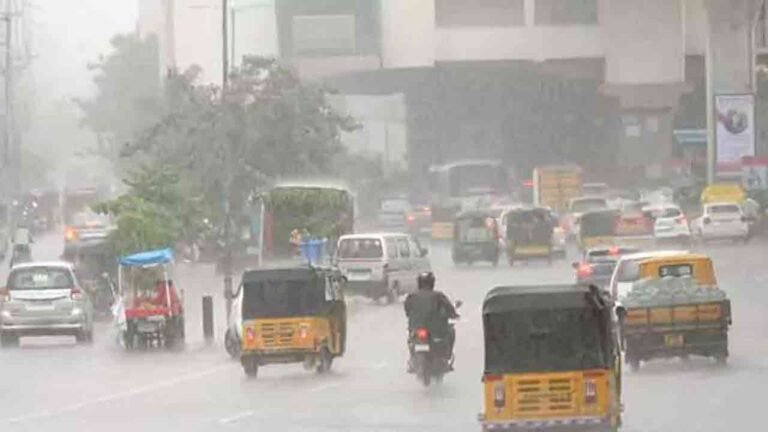 IMD Warns of Heavy to Very Heavy Rainfall in Telangana in the Next 3 Hours