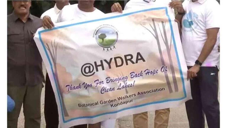 Special Walk In Hyderabad To Save Lakes Supporting HYDRA