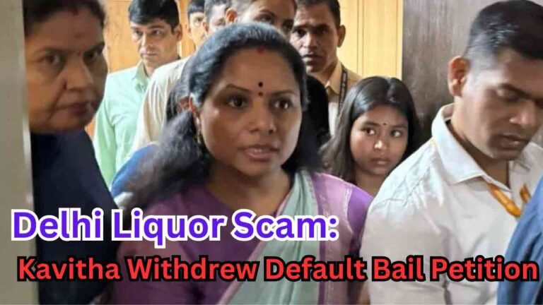 Big Development In The Liquor Scam Case: Kavitha Withdrew Default Bail Petition