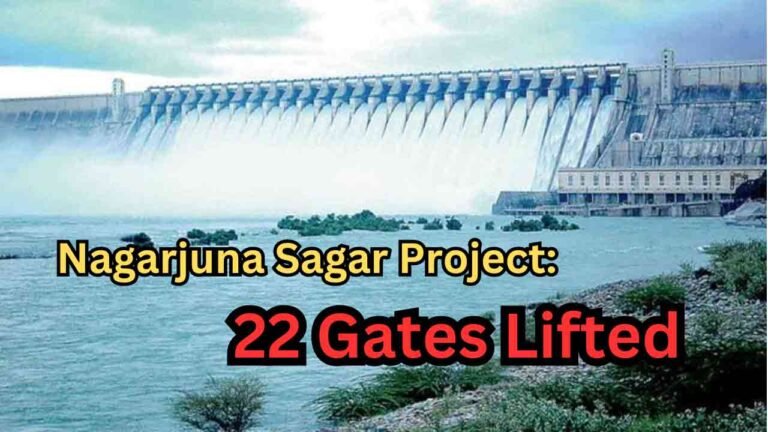 22 Gates Of Nagarjuna Sagar Lifted Up