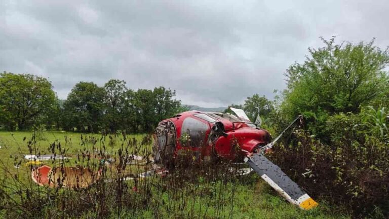 Hyderabad-Bound Helicopter Crashes In Pune: 4 Occupants Survive Mishap
