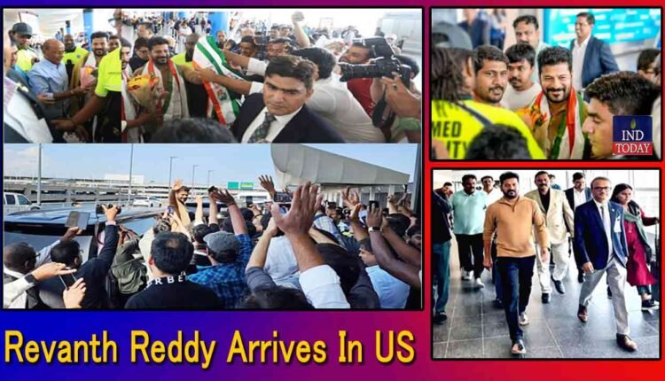 Warm Welcome From The Indian Community To Revanth In New York