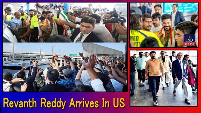 Warm Welcome From The Indian Community To Revanth In New York
