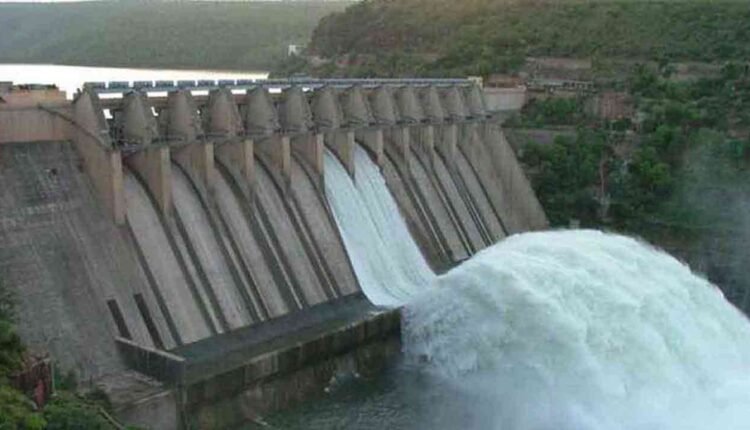 Steady Inflow into Srisailam Reservoir; Water Released to Nagarjuna Sagar