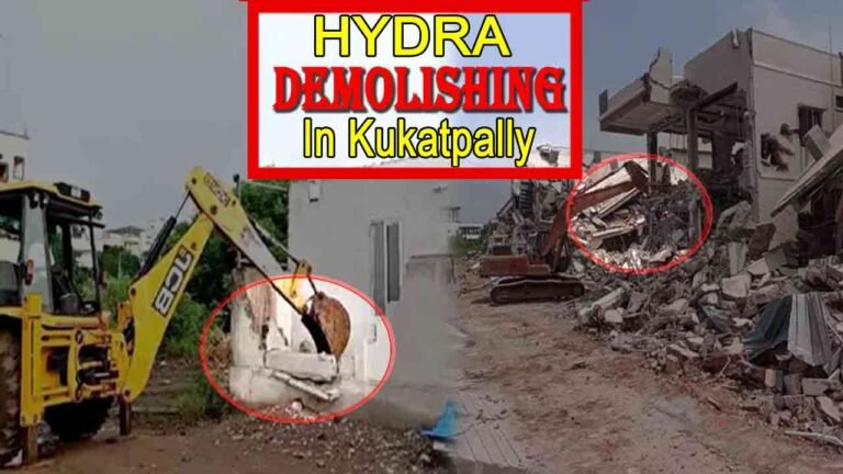HYDRA Demolitions In Kukatpally: Poor Dwellers Shed Their Tears