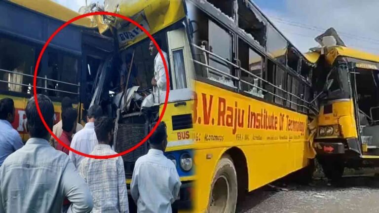 Two College Buses Collide: 10 People Seriously Injured In Medak