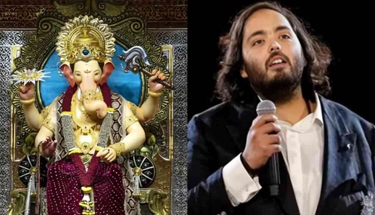 Anant Ambani gifts 20-kg gold crown to Mumbai's Lalbaugcha Raja