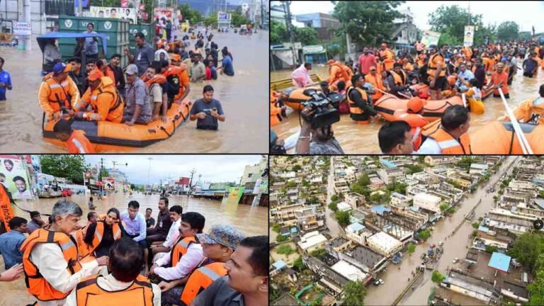 Andhra Pradesh Floods: 15 Dead, 4.5 Lakh People Affected, 1.5 Lakh Hectares Of Crops Damaged
