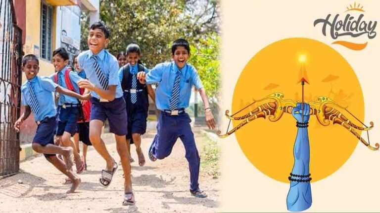 Dasara Holidays For Schools In Telangana From Oct.2 To 14