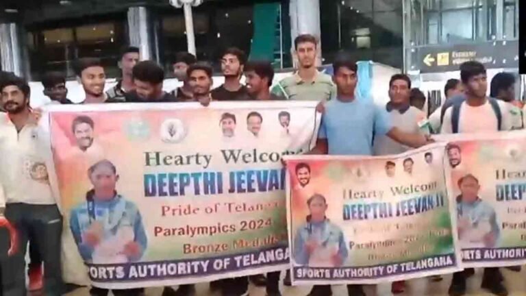 Deepthi Jeevanji Reached Hyderabad: Warm Welcome At Airport