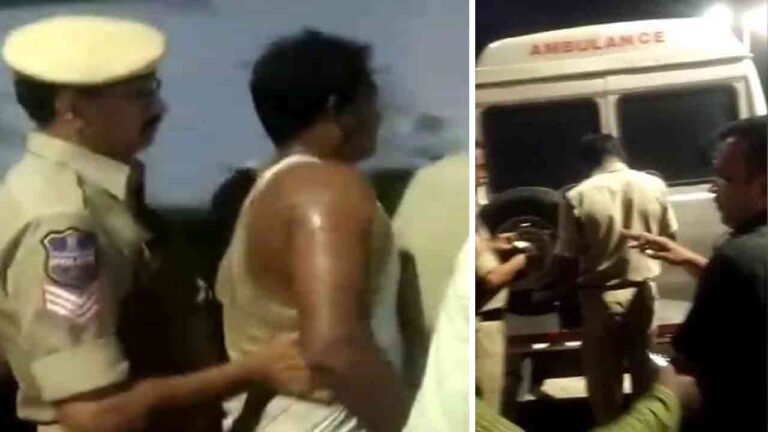 About 4 Quintals Of Ganja Worth Around Rs. 2.50 Cr Transported In Ambulance Caught In Kothagudem