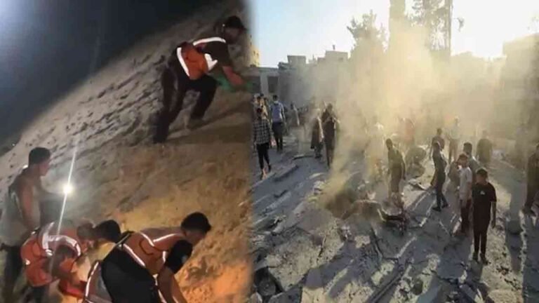 40 Killed, 60 Injured As Israel Strikes Gaza Humanitarian Area