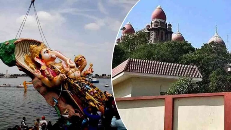 High Court Gives Nod To Ganesh Immersion On Hussain Sagar, Restricts POP Idols
