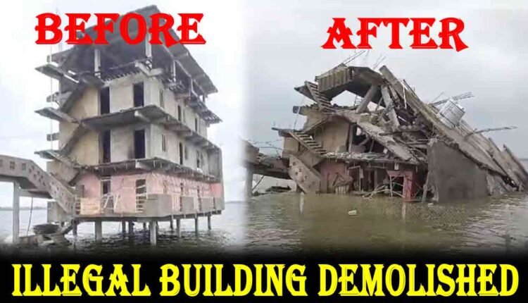 WATCH | Illegal Building Demolished In Malkapur, Two Injured