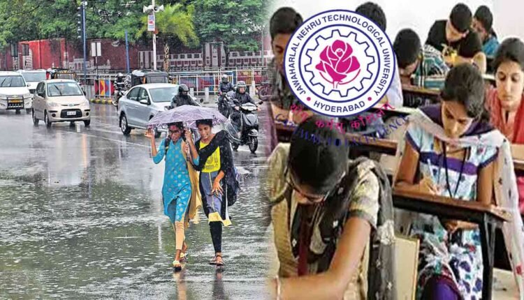 Rain Effect: JNTU-Hyderabad Postponed Monday's Exams